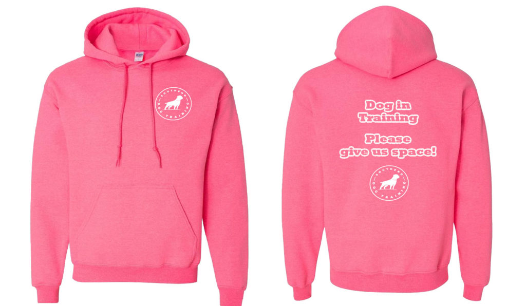 Junior Dog In Training Please Give Us Space Hoodie Southend Dog 